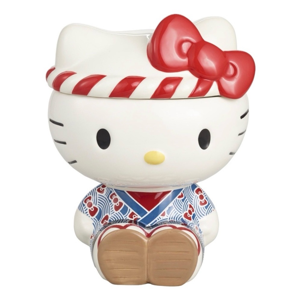 Hello Kitty Omatsuri Cookie Jar x World Market (NWT)